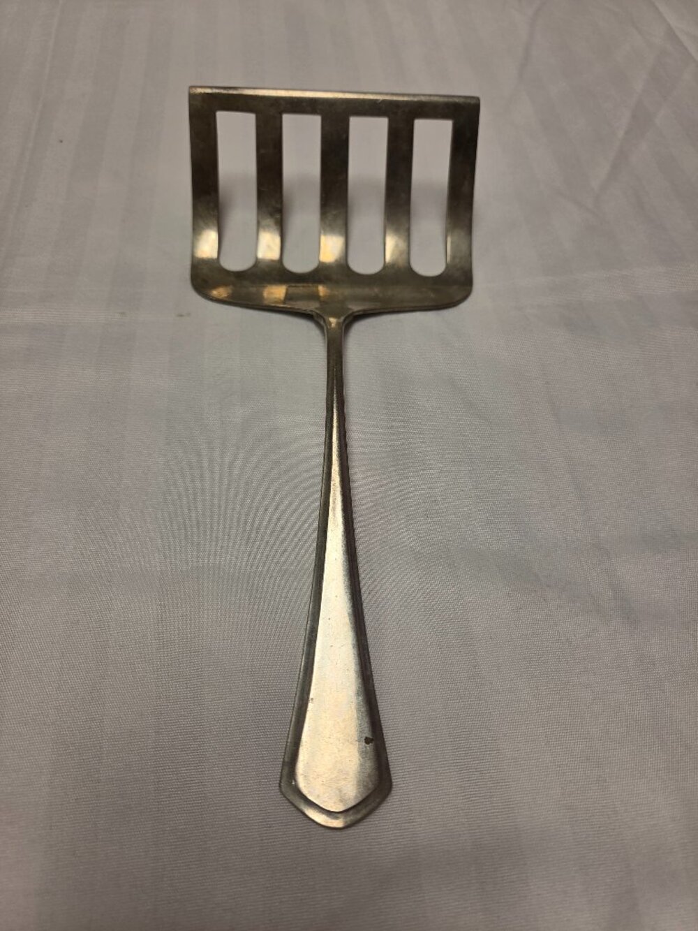 Antique Vintage August Wellner Germany Silver-plate Serving Fork